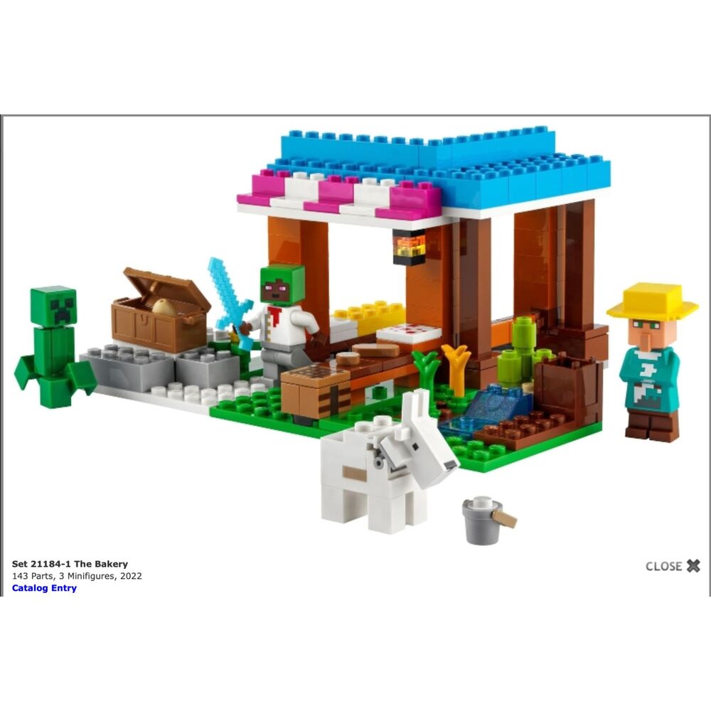 21184 The Bakery Lego Set